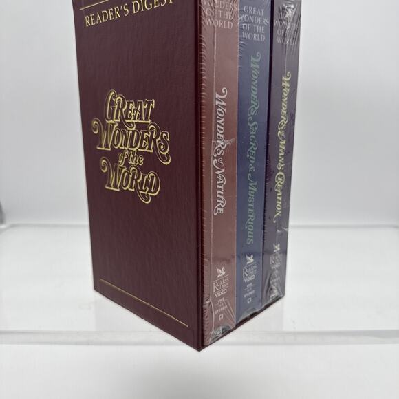 Readers Digest Scenic Wonders of America Box Set On VHS, 2001, 3-Tape Set NEW - Picture 2 of 12